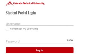 colorado technical university student portal